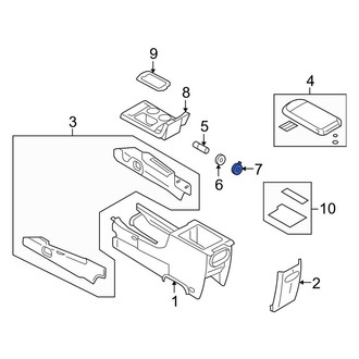 Ford OE - Front 12 Volt Accessory Power Outlet Cover