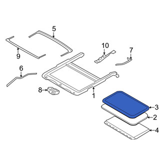 Ford OE - Sunroof Glass Seal