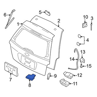 Ford OE - Front License Plate Bracket Screw