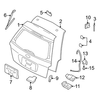 Ford OE - Lift Gate - Lid & Components