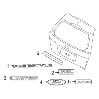 Ford OE - Lift Gate - Exterior Trim