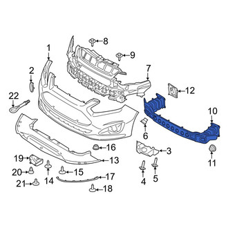 Ford OE - Front Bumper Impact Bar
