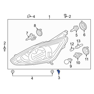 Ford OE - Headlight Mounting Nut