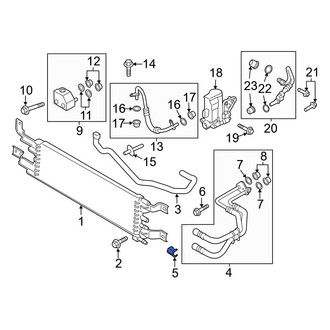 Ford OE - Transmission Oil Cooler Line Clip