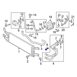Ford OE - Automatic Transmission Oil Cooler Hose Banjo Bolt