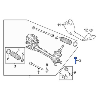 Ford OE - Rack and Pinion Bolt