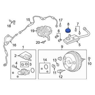 Ford OE - Brake Master Cylinder Reservoir Cap