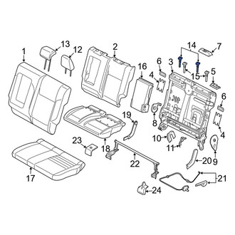 Ford OE - Front Headrest Guide