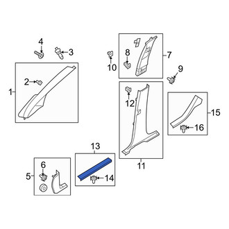 Ford OE - Front Right Door Sill Plate