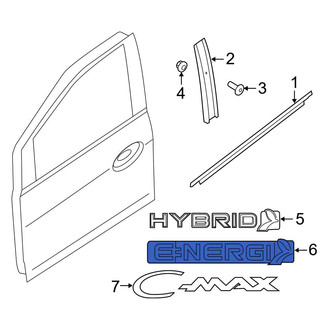 Ford OE - Front Door Emblem