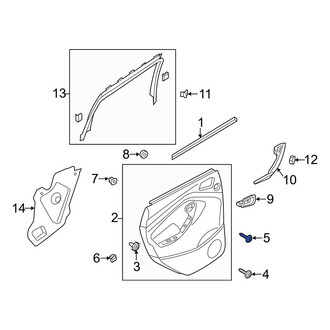 Ford OE - Door Interior Trim Panel Screw