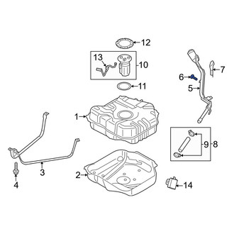 Ford OE - Fuel Filler Neck Bolt