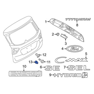 Ford OE - License Plate Bracket Insulator