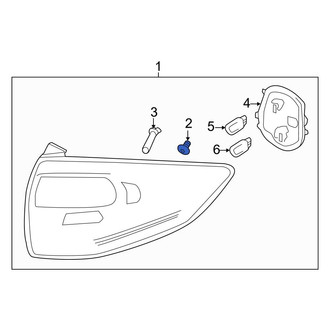 Ford OE - Tail Light Clip