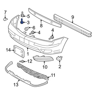Ford OE - Wheel Arch Molding Clip