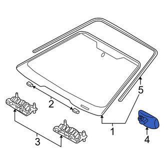 Ford OE - Front Interior Rear View Mirror