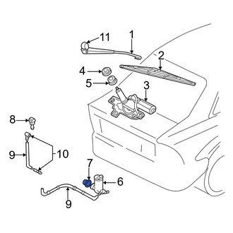 Ford OE - Windshield Washer Pump Grommet