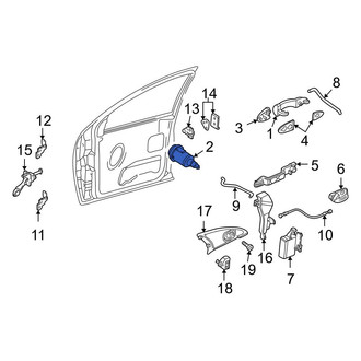 Ford OE - Front Left Door Lock Cylinder