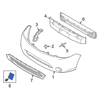 Ford OE - License Plate Bracket Hardware Kit