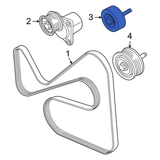 Ford OE - Accessory Drive Belt Idler Pulley