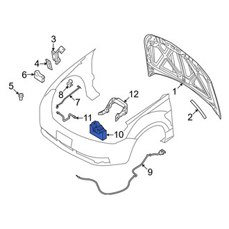 Ford OE - Front Hood Latch