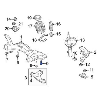 Ford OE - Right Beam Axle Bolt