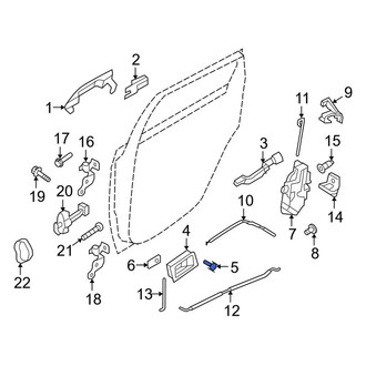 Ford OE - Front Door Interior Trim Panel Screw
