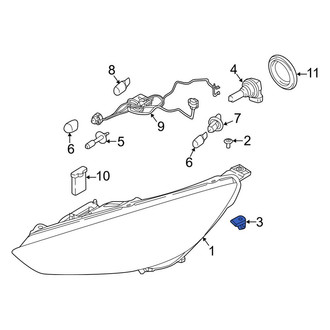 Ford OE - Headlight Mounting Nut