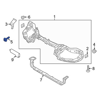 Ford OE - Left Radiator Support Panel Bolt