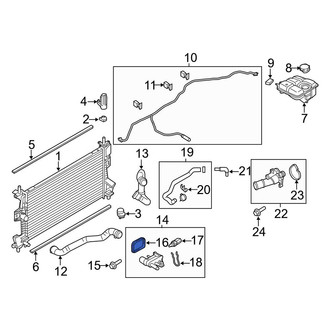Ford OE - Engine Coolant Outlet Gasket