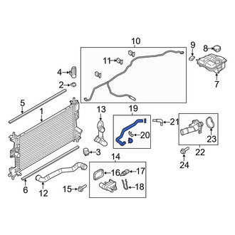 Ford OE - Engine Coolant Pipe