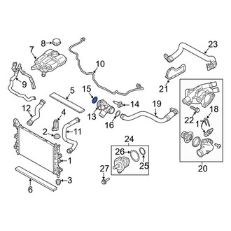 Ford OE - Engine Coolant Outlet O-Ring