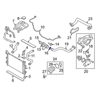 Ford OE - Engine Coolant Outlet O-Ring