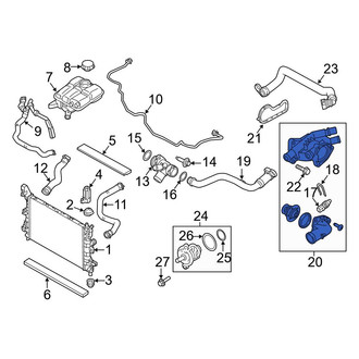 Ford OE - Engine Coolant Thermostat Kit