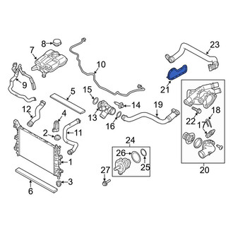 Ford OE - Engine Coolant Thermostat Housing Gasket