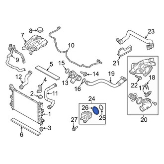 Ford OE - Engine Coolant Thermostat O-Ring
