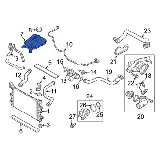 Ford OE - Engine Coolant Reservoir