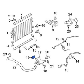 Ford OE - Engine Coolant Outlet Gasket