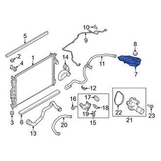 Ford OE - Engine Coolant Reservoir