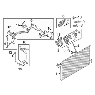 Ford OE - A/C High Side Charging Adapter