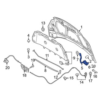 Ford OE - Front Left Hood Hinge