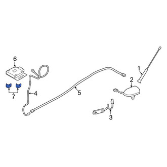 Ford OE - GPS Navigation System Antenna Bracket