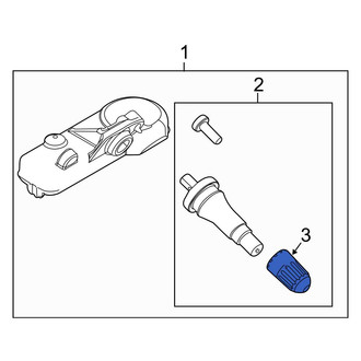 Ford OE - Tire Pressure Monitoring System (TPMS) Valve Stem Cap