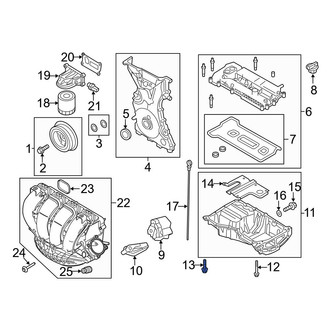 Ford OE - Turbocharger Mounting Bolt