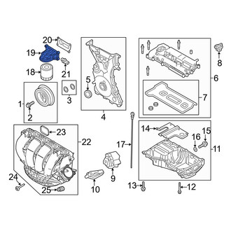 Ford OE - Engine Oil Filter Adapter