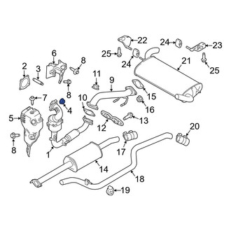Ford OE - Exhaust Manifold Nut