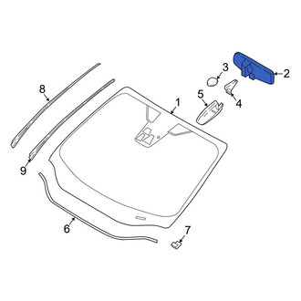 Ford OE - Front Interior Rear View Mirror