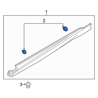 Ford OE - Rocker Panel Molding Clip