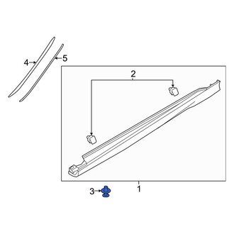 Ford OE - Bumper Corner Cover Rivet
