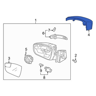Ford OE - Front Left Door Mirror Cover